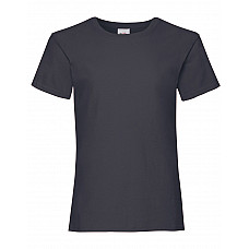 Deep Navy Girl's Valueweight T