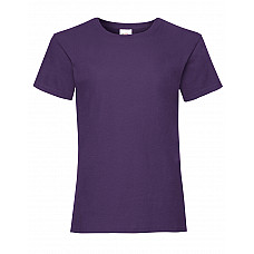 Purple Girl's Valueweight T