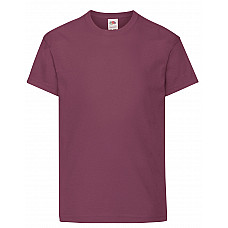 Burgundy Kid's Original T