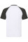 White/Black Men's Valueweight Short Sleeve Baseball T-Shirt