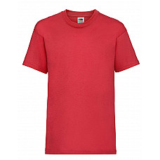 Red Kid's Valueweight T