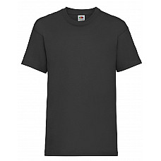 Black Kid's Valueweight T