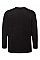 Black Men's Super Premium Long Sleeve T