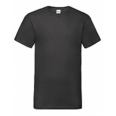 Black Men's Valueweight V-Neck T