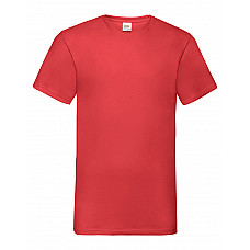 Red Men's Valueweight V-Neck T