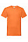 Orange Men's Valueweight V-Neck T