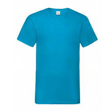 Azure Blue Men's Valueweight V-Neck T