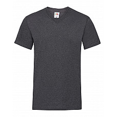 Dark Heather Men's Valueweight V-Neck T