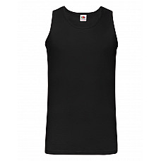 Black Men's Valueweight Athletic Vest