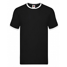 Black/White Men's Valueweight Ringer T