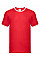 Red/White Men's Valueweight Ringer T