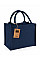 Navy/Navy Jute Mini Gift Bag