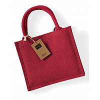 Red/red Jute Mini Gift Bag