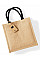 Natural/Black Jute Midi Tote