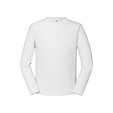 White Men's Iconic 195 Premium Long Sleeve T