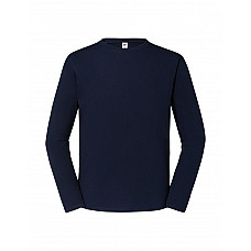 Deep Navy Men's Iconic 195 Premium Long Sleeve T