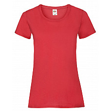 Red Ladies' Valueweight T