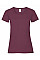 Burgundy Ladies' Valueweight T