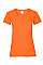 Orange Ladies' Valueweight T