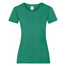 Retro Heather Green Ladies' Valueweight T