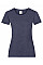 Vintage Heather Navy Ladies' Valueweight T