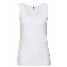 White Ladies' Valueweight Athletic Vest