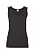 Black Ladies' Valueweight Athletic Vest