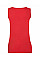 Red Ladies' Valueweight Athletic Vest