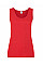 Red Ladies' Valueweight Athletic Vest