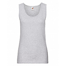 Heather Grey Ladies' Valueweight Athletic Vest