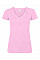 Light Pink Ladies' Valueweight V-Neck T-Shirt