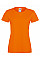 Orange Lady-Fit Sofspun® T-Shirt