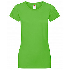 Lime Lady-Fit Sofspun® T-Shirt