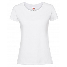 White Ladies' Iconic 195 Ring Spun Premium T