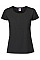 Black Ladies' Iconic 195 Ring Spun Premium T