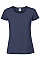 Navy Blue Ladies' Iconic 195 Ring Spun Premium T