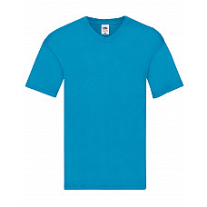 Azure Blue Men's Original V-Neck T