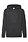 Black Kid's Lightweight Hooded Sweat