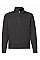 Black Men's Premium Zip Neck Sweat