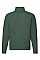 Bottle Green Men's Premium Zip Neck Sweat