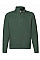 Bottle Green Men's Premium Zip Neck Sweat