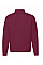 Burgundy Men's Premium Zip Neck Sweat