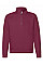 Burgundy Men's Premium Zip Neck Sweat