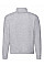 Heather Grey Men's Premium Zip Neck Sweat