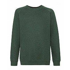 Bottle Green Kid's Premium Raglan Sweat