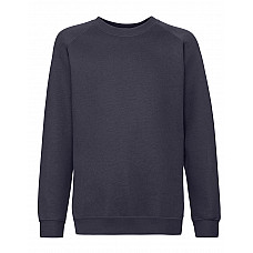 Deep Navy Kid's Premium Raglan Sweat