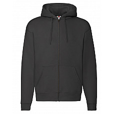 Black Men's Premium Hooded Sweat Jacket