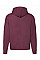 Burgundy Men's Premium Hooded Sweat Jacket