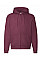 Burgundy Men's Premium Hooded Sweat Jacket