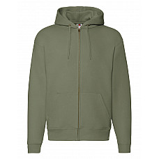 Classic Olive Men's Premium Hooded Sweat Jacket